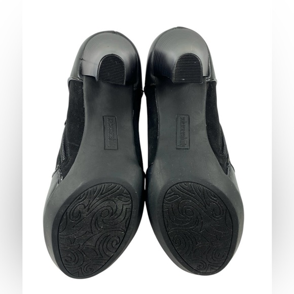 Croft & Barrow Sole (Sense)Ability Women’s 7.5 Black Buckle Ankle Heeled Boots - Picture 3 of 6